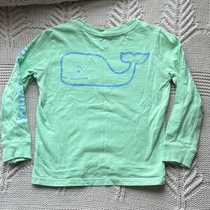 Vineyard Vines Light Green Long Sleeve Tee